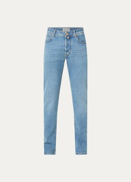 Jacob Cohën Heren Bard slim fit jeans met lichte wassing in de kleur Indigo, maat: 33