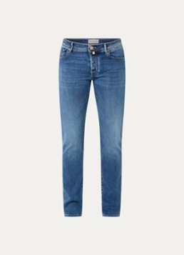 Jacob Cohën Heren Nick slim fit jeans met medium wassing in de kleur Blauw, maat: 30