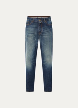 Jacob Cohën Heren Straight leg jeans met medium wassing in de kleur Indigo, maat: 34