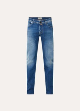 Jacob Cohën Heren Nick slim fit jeans met medium wassing in de kleur Indigo, maat: 36