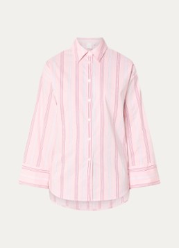 Josephine & Co Dames Bastian blouse met streepprint in de kleur Lichtroze