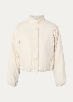 Josephine & Co Dames Bente gewatteerd cropped jack met steekzakken in de kleur Beige