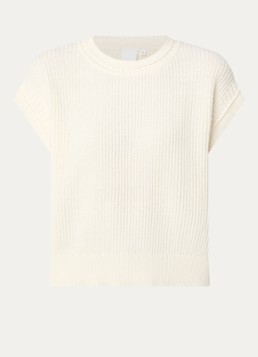 Josephine & Co Dames Bailee grofgebreide spencer met stretch in de kleur Grijs