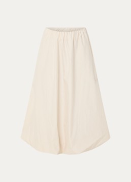 Josephine & Co Dames Bonnie midi rok met steekzakken in de kleur Beige