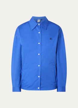 Josephine & Co Dames Cleo overshirt met steekzakken in de kleur Blauw