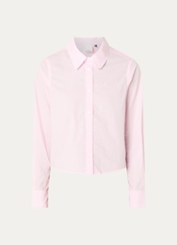 Josephine & Co Dames Blouse met logoborduring in de kleur Lichtroze