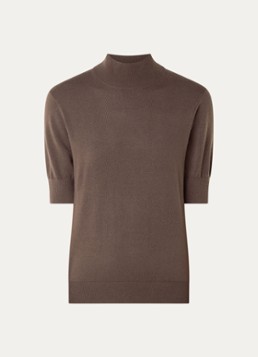 Josephine & Co Dames Cybele fijngebreide pullover in wolblend in de kleur Bruin