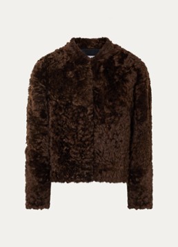 IRO Dames Hayse jack van wol met steekzakken in de kleur Bruin