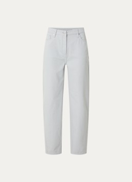 IRO Dames Aurelien high waist straight leg jeans met gekleurde wassing in de kleur Grijs