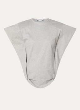 IRO Dames Amoria T-shirt met schoudervulling in de kleur Grijsmele
