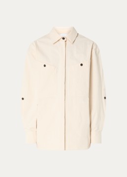 IRO Dames Jilianne blouse met borstzakken in de kleur Creme
