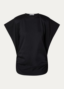 IRO Dames Amoria T-shirt met schoudervulling in de kleur Zwart