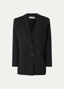 IRO Dames Alapi blazer in wolblend met klepzakken in de kleur Zwart