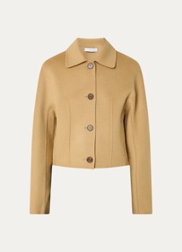 IRO Dames Jappy jack van wol met steekzakken in de kleur Camel