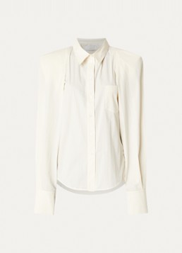 IRO Dames Lizbeth blouse met ballonmouw in de kleur Creme