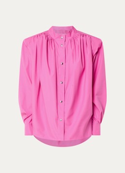 IRO Dames Fever blouse met opstaande kraag in de kleur Fuchsia