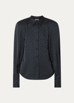 IRO Dames Fusion blouse met print in de kleur Zwart