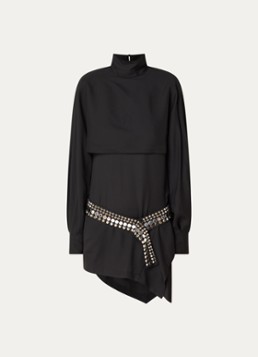 IRO Dames Voggy mini jurk met studs in de kleur Zwart