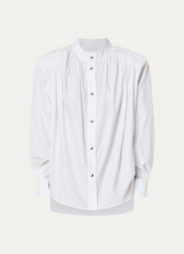 IRO Dames Fever blouse met opstaande kraag in de kleur Wit