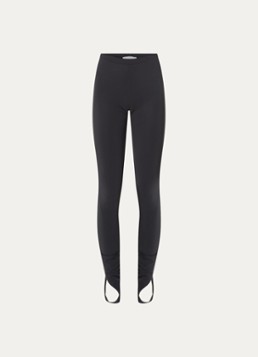 IRO Dames Titanium skinny fit legging met ruches in de kleur Zwart