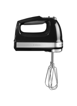 KitchenAid Handmixer 5KHM921EOB - Onyx Zwart Zwart - Deal