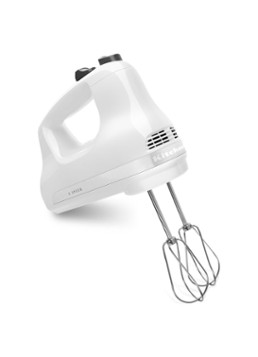 KitchenAid Handmixer 5KHM5110EWH - Wit Wit - Deal