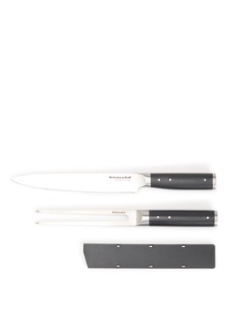 KitchenAid Carving messenset 2-delig Zwart - Deal
