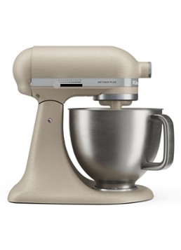 KitchenAid Artisan Plus keukenmachine met kantelbare kop 4,7 liter Beige - Deal