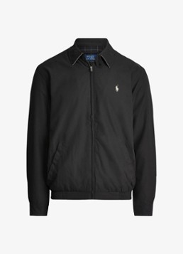 Ralph Lauren Heren Bi-Swing jack met logo en steekzakken in de kleur RL Black / Zwart