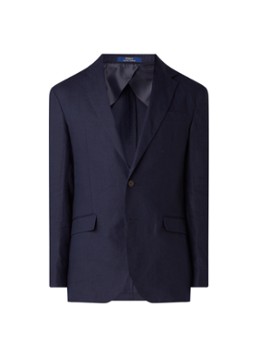 Ralph Lauren Heren Regular fit colbert van linnen met klepzakken in de kleur Blauw