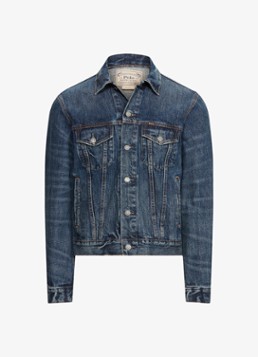 Ralph Lauren Heren Spijkerjas met borstzakken in de kleur Trenton