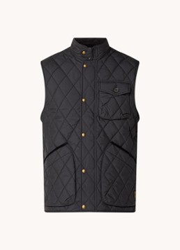 Ralph Lauren Heren Beaton gewatteerde utility bodywarmer met opgestikte zakken in de kleur Polo Black / Zwart
