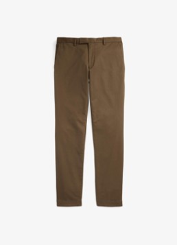 Ralph Lauren Heren Slim fit chino met steekzakken in de kleur Chestnut / Bruin