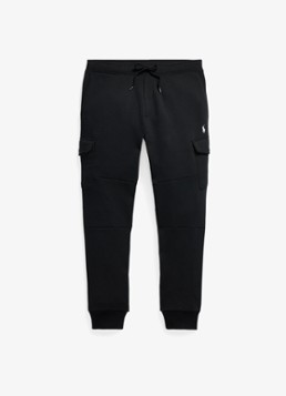 Ralph Lauren Heren Tapered fit joggingbroek met steekzakken in de kleur Polo Black / Zwart
