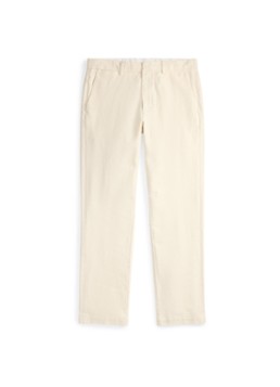 Ralph Lauren Heren Manhasset straight fit chino met stretch in de kleur Andover Cream / Creme