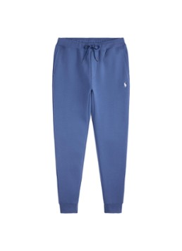 Ralph Lauren Heren Tapered fit joggingbroek met logoborduring in de kleur Chatham Blue
