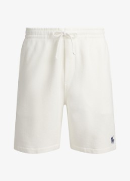 Ralph Lauren Heren Straight fit korte joggingbroek met steekzakken in de kleur White / Wit