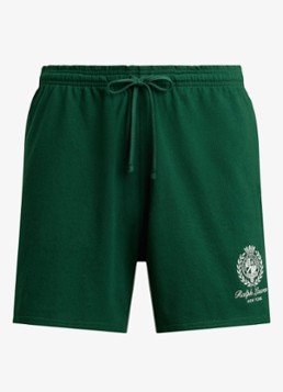 Ralph Lauren Heren Straight fit korte joggingbroek met logo in de kleur New Forest-2Z8D