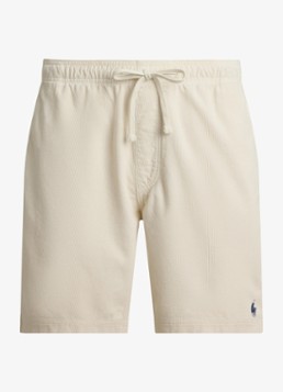 Ralph Lauren Heren Classic fit korte broek van corduroy in de kleur Warm Cream-3B30