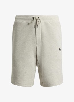 Ralph Lauren Heren Straight fit korte joggingbroek met logo en steekzakken in de kleur Nutmeg Brown / Bruin