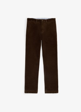Ralph Lauren Heren Straight fit chino van corduroy met stretch in de kleur Camel
