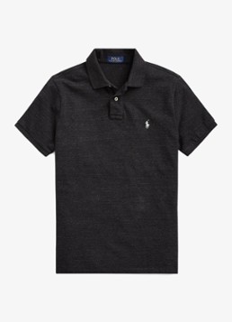 Ralph Lauren Heren Slim fit overhemd met logoborduring in de kleur Bsr Blue / White - Blauw