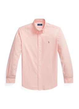 Ralph Lauren Heren Het iconische Oxford overhemd in de kleur Peach