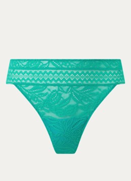 PrimaDonna Dames Palermo string van kant in de kleur Zeegroen