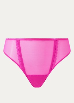 PrimaDonna Dames Vivgirl string van mesh in de kleur Donkerroze