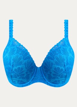 PrimaDonna Dames Mocuto voorgevormde beugel bh met overlay van kant in de kleur Blauw