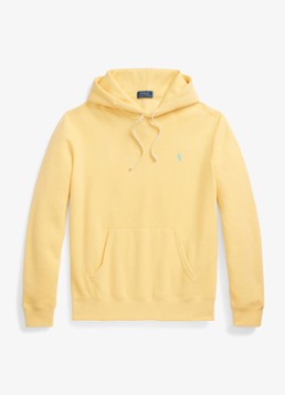 Ralph Lauren Heren Hoodie met logoborduring in de kleur Corn Yellow / Geel