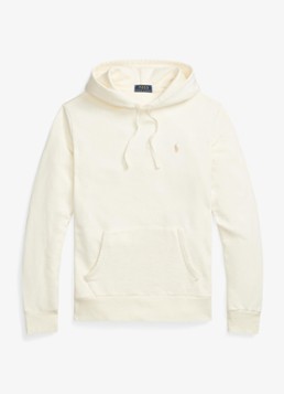 Ralph Lauren Heren Loopback Fleece Hoodie in de kleur Clubhouse Cream / Creme