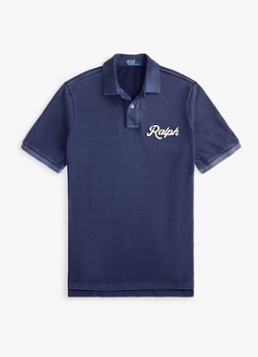 Ralph Lauren Heren Regular fit polo met logoborduring in de kleur Dark Cobalt/White / Kobaltblauw