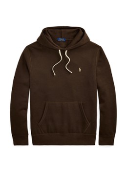 Ralph Lauren Heren Hoodie met logoborduring in de kleur Nutmeg Brown / Bruin